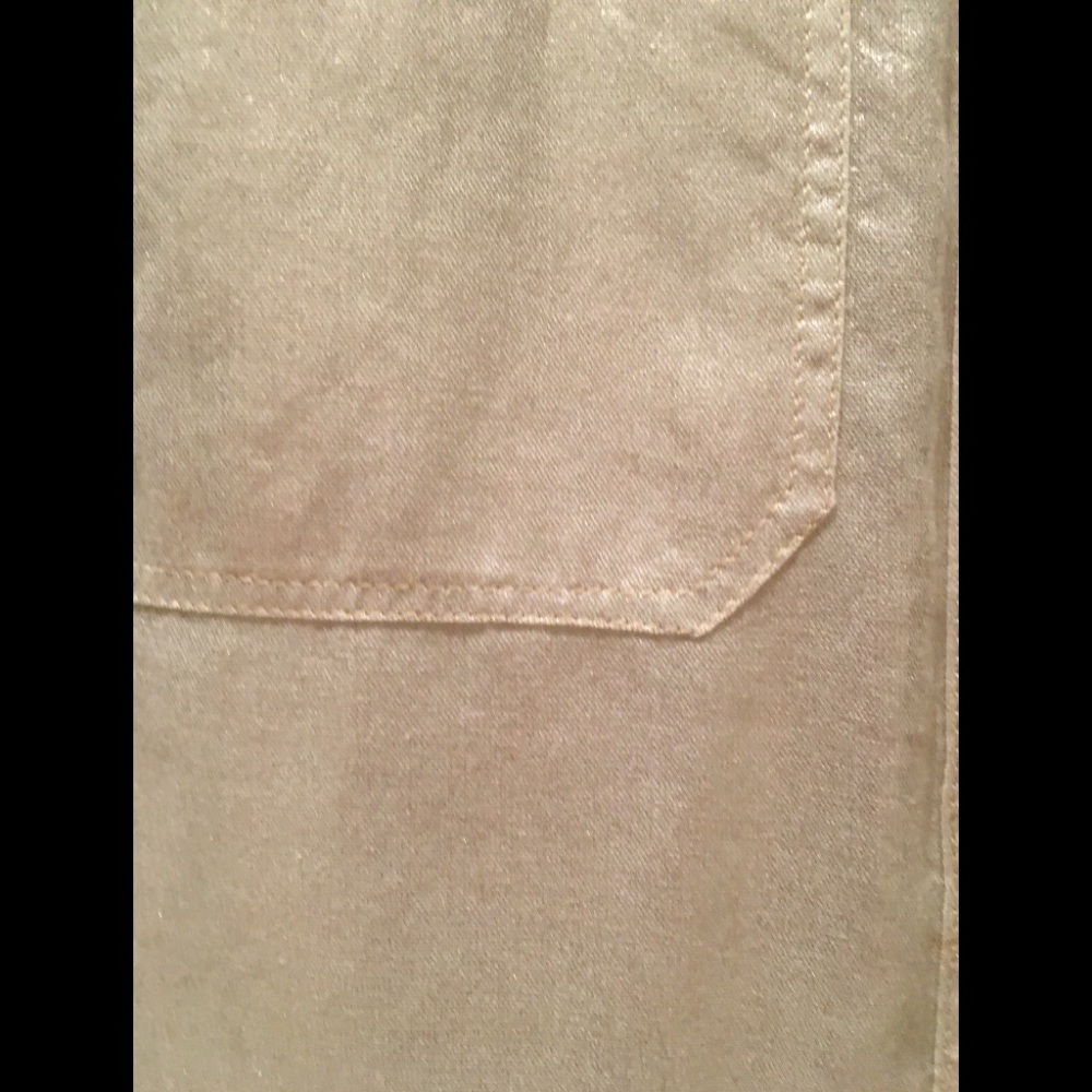 J.Crew Gold Lame’ Blouse - Picture 4 of 4